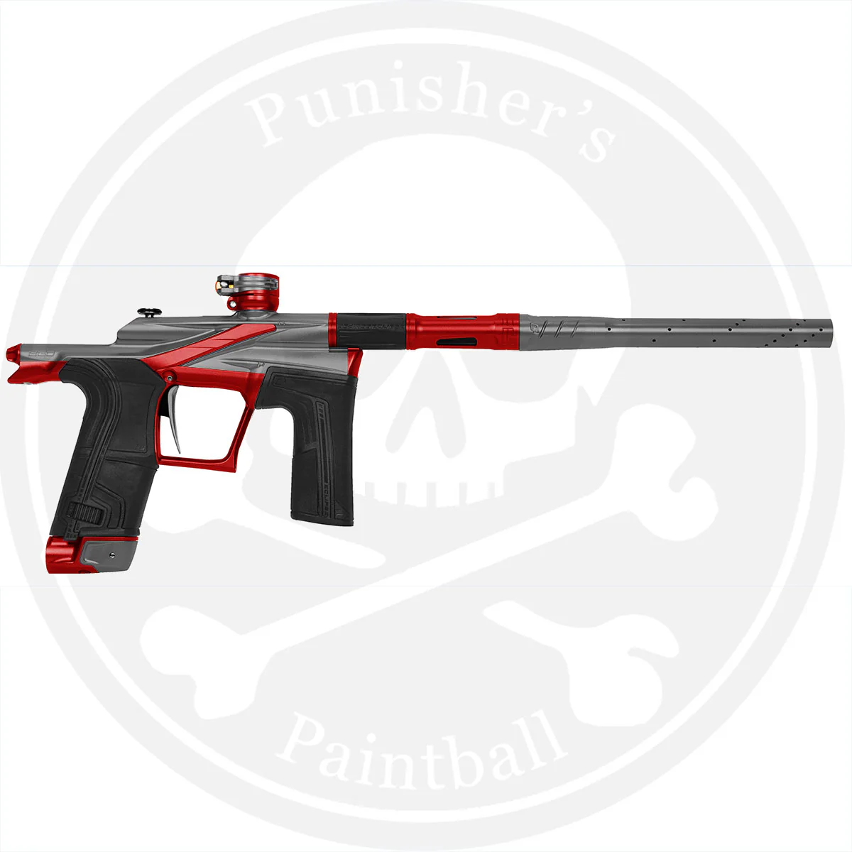 Planet Eclipse Ego LV2 Paintball Gun - Dark Grey w/ Red