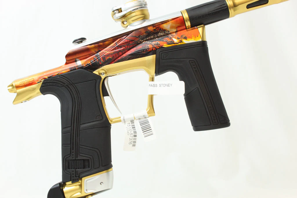 Planet Eclipse Ego LV2 Paintball Gun - LE Fire Dragon w/ Gold Accents *Only 10 Made* - Image 2