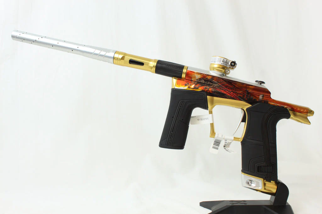 Planet Eclipse Ego LV2 Paintball Gun - LE Fire Dragon w/ Gold Accents *Only 10 Made* - Image 3