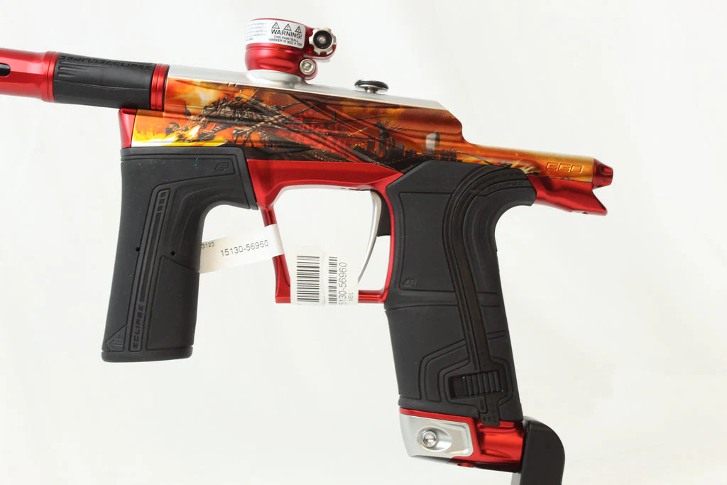 Planet Eclipse Ego LV2 Paintball Gun - LE Fire Dragon w/ Red Accents *Only 10 Made* - Image 4