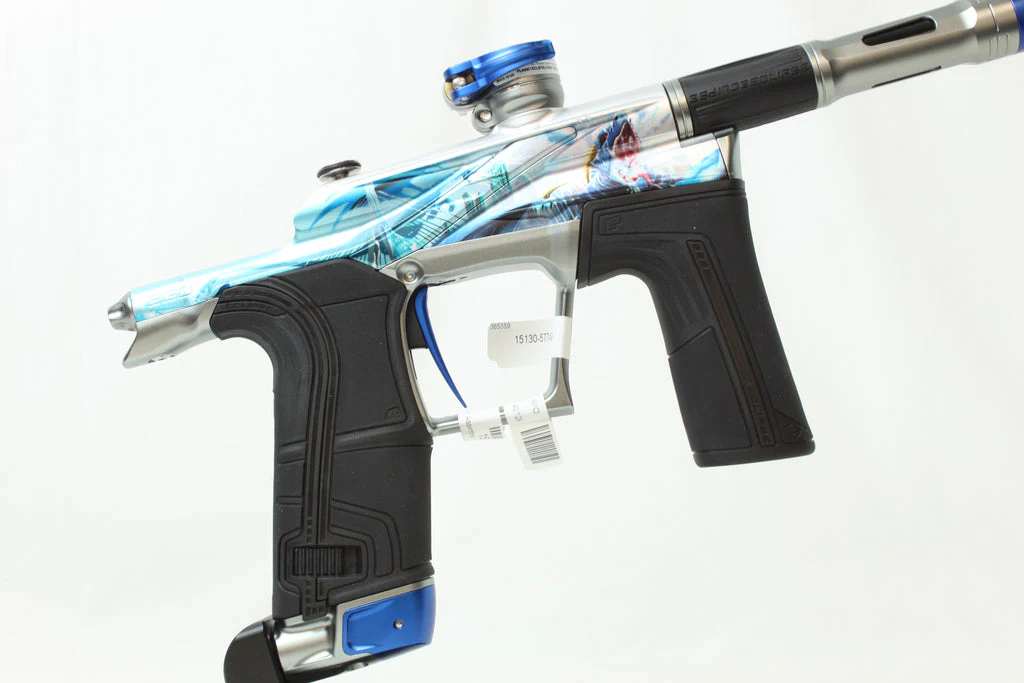 Planet Eclipse Ego LV2 Paintball Gun - LE Ice Dragon w/ Grey Accents *Only 10 Made* - Image 4