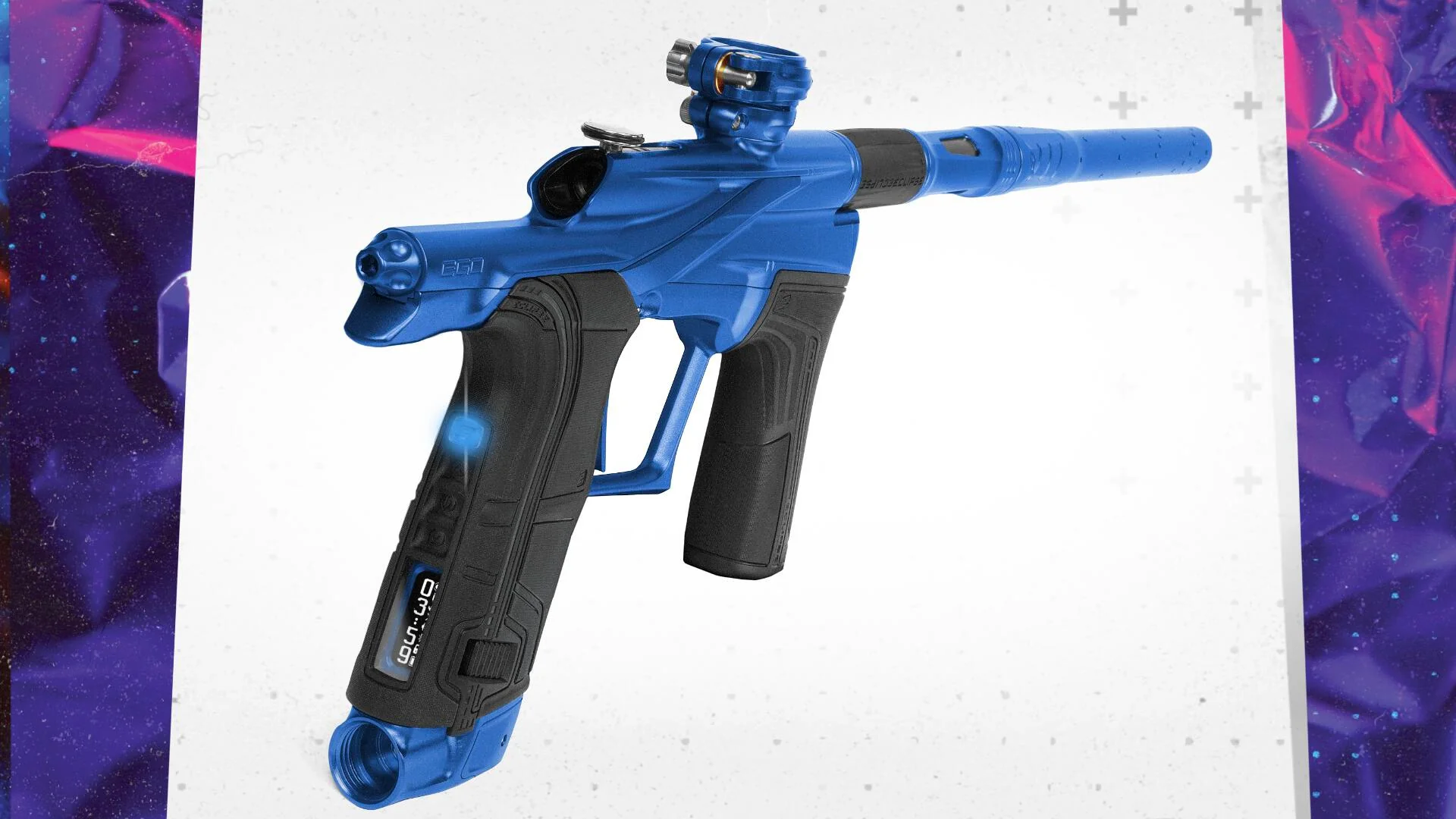 Planet Eclipse Ego LV2 Paintball Gun - Light Grey w/ Gold - Image 8