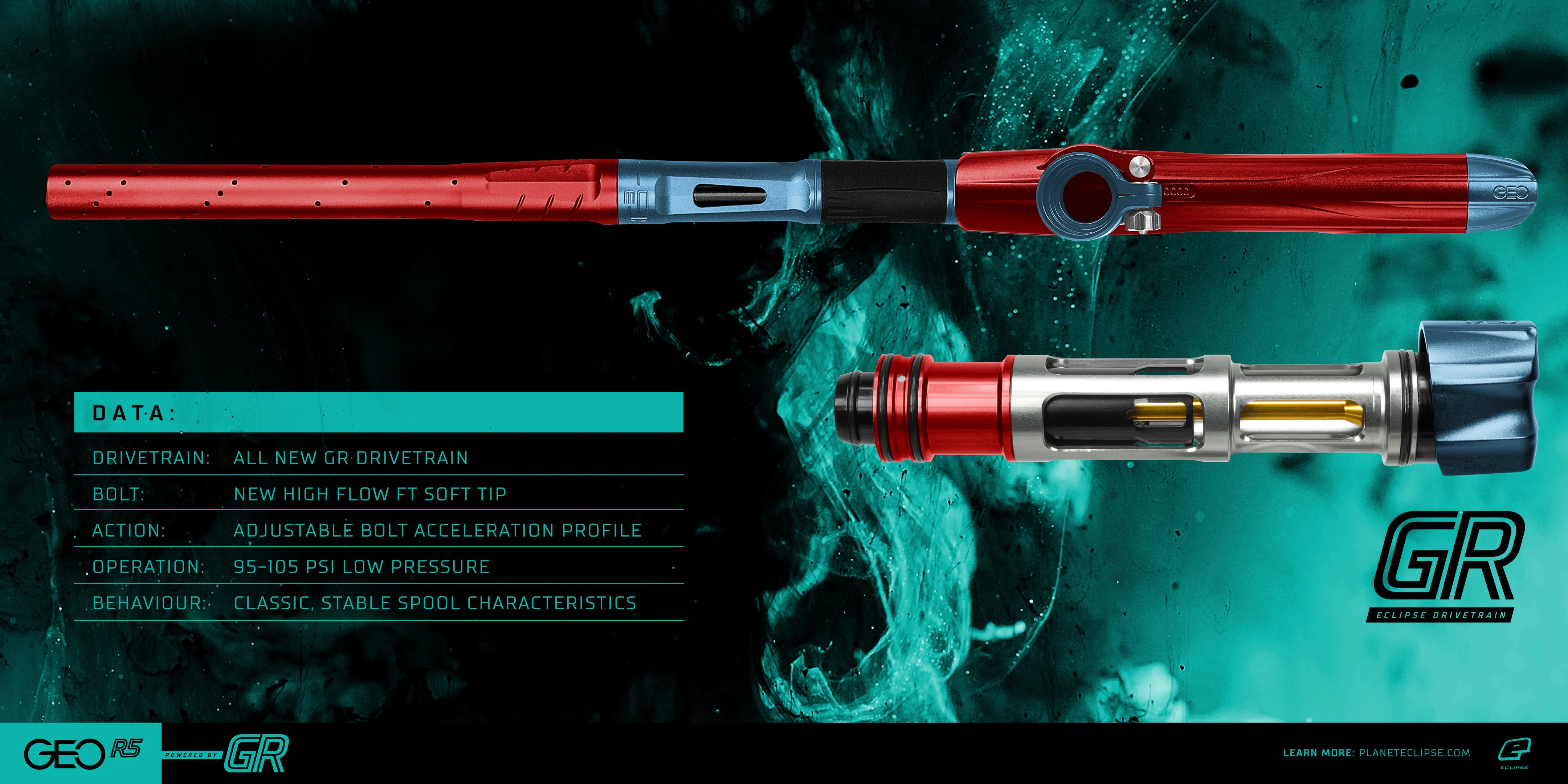 Planet Eclipse Geo R5 Paintball Gun - CHOOSE YOUR COLOR! - Image 7