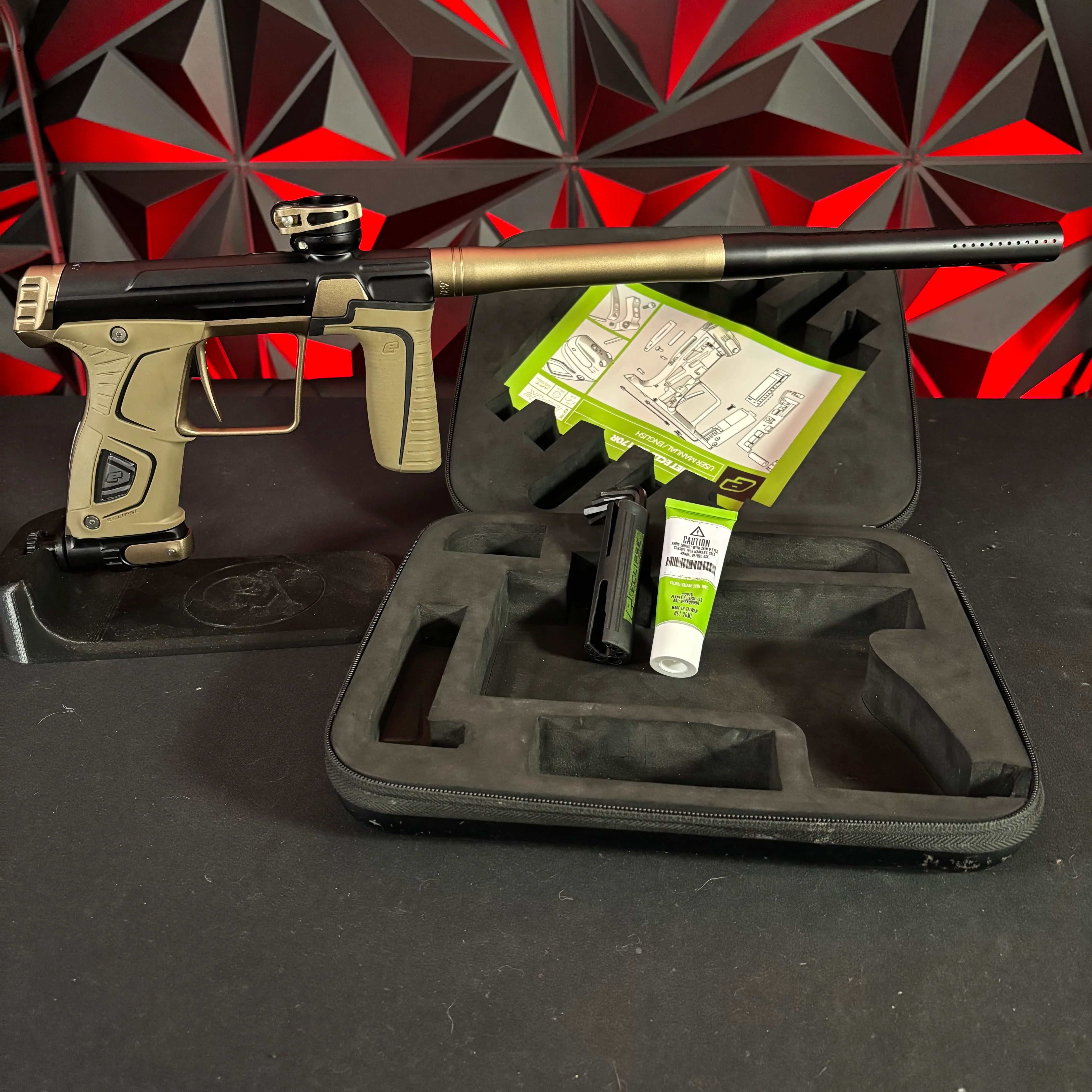 Planet Eclipse Gtek 170R Paintball Marker - Black/Tan