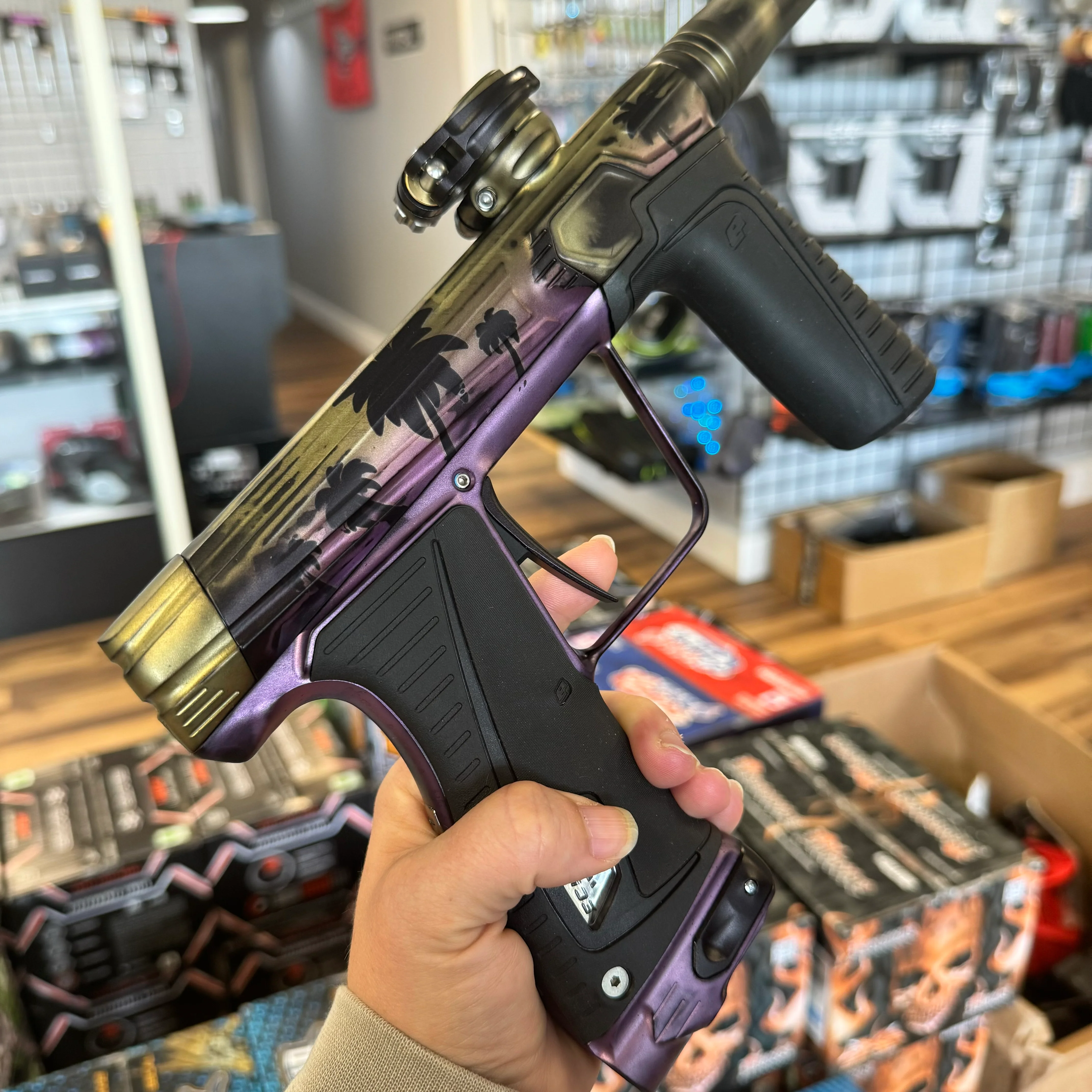 Planet Eclipse Gtek 180R ULTIMATE Paintball Gun - LE Dust Aloha - Image 2