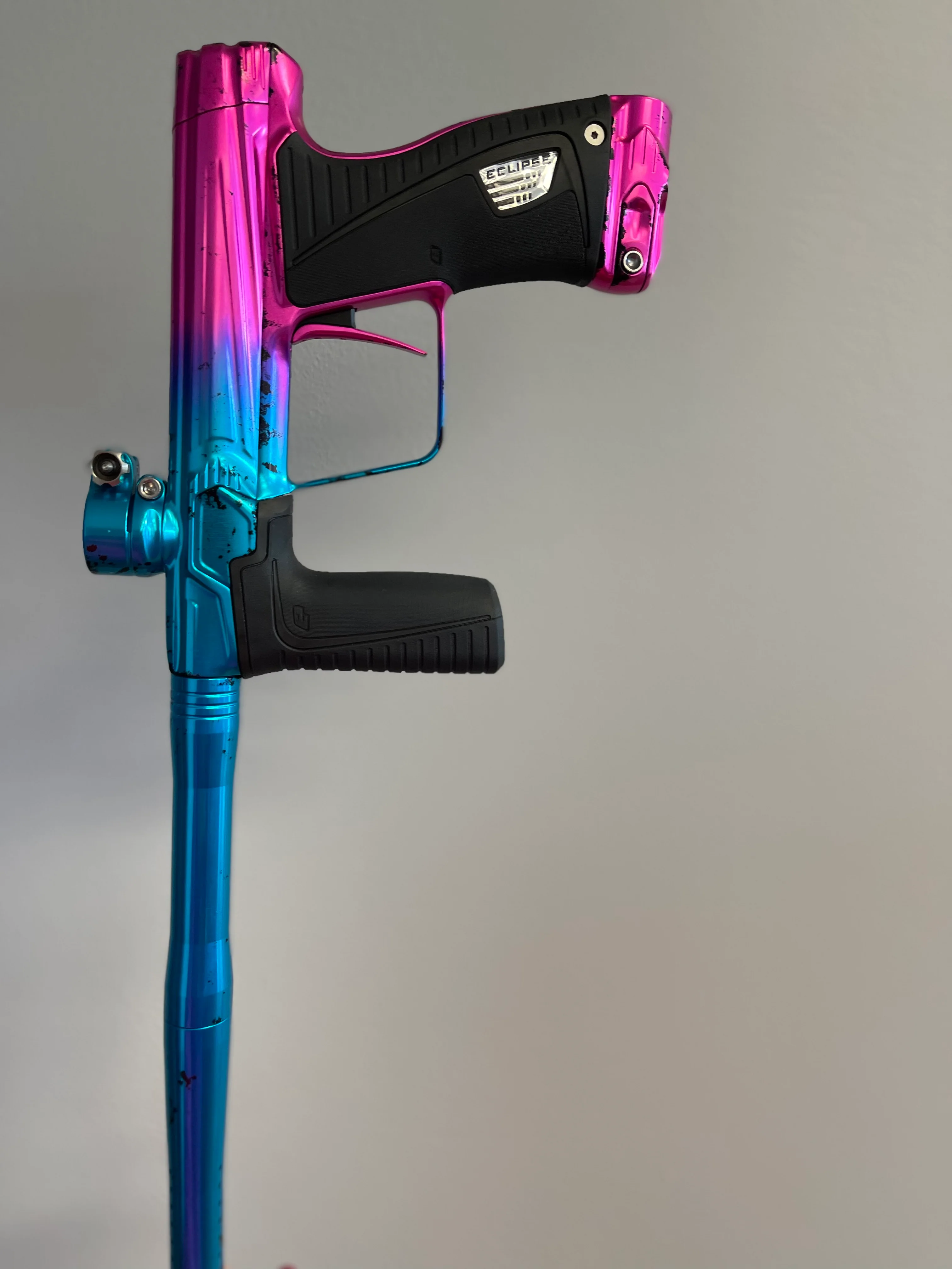 Planet Eclipse Gtek 180r ULTIMATE Paintball Gun - LE Pink/Blue Speckled Fade - Image 11