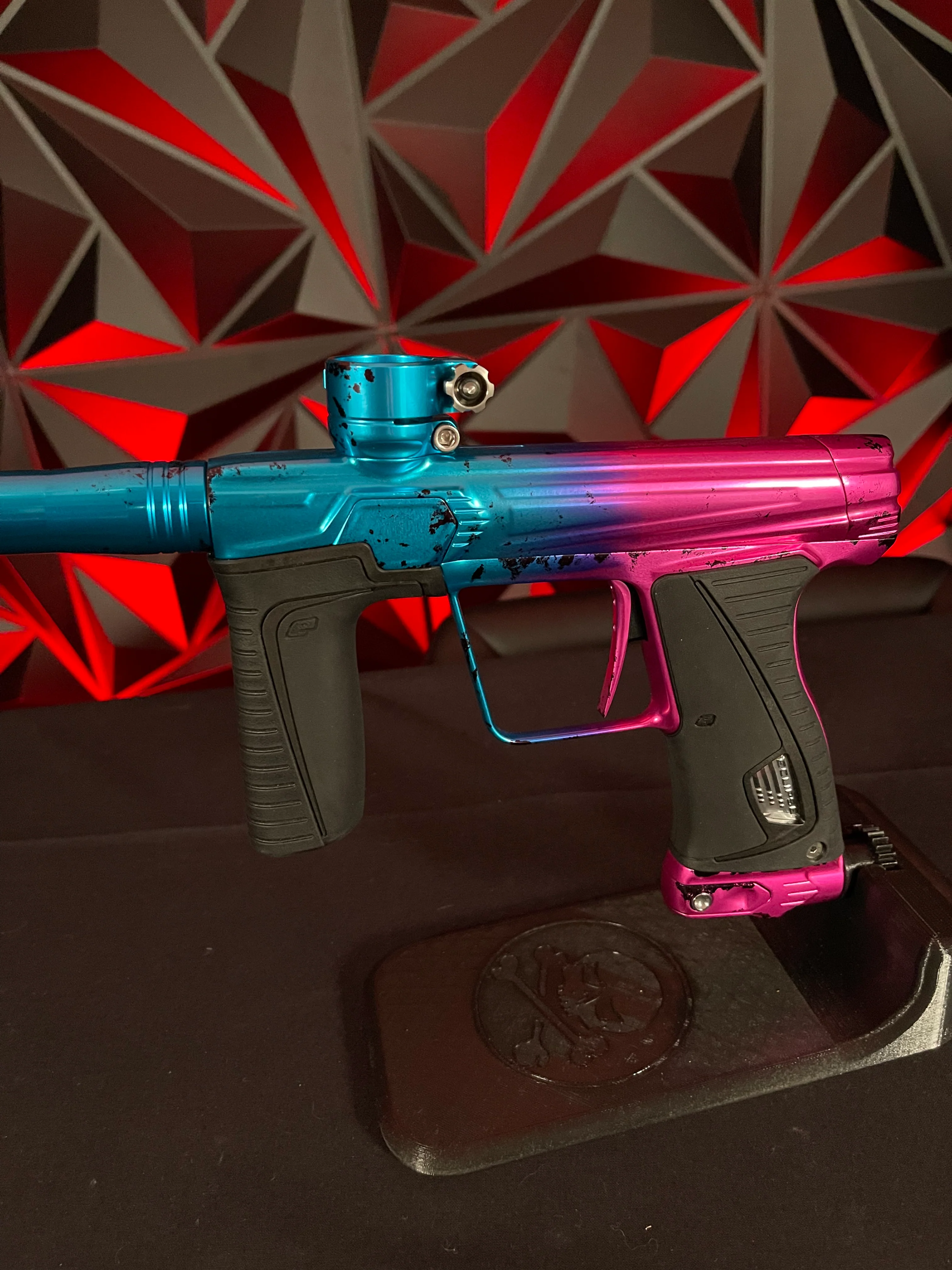 Planet Eclipse Gtek 180r ULTIMATE Paintball Gun - LE Pink/Blue Speckled Fade - Image 19