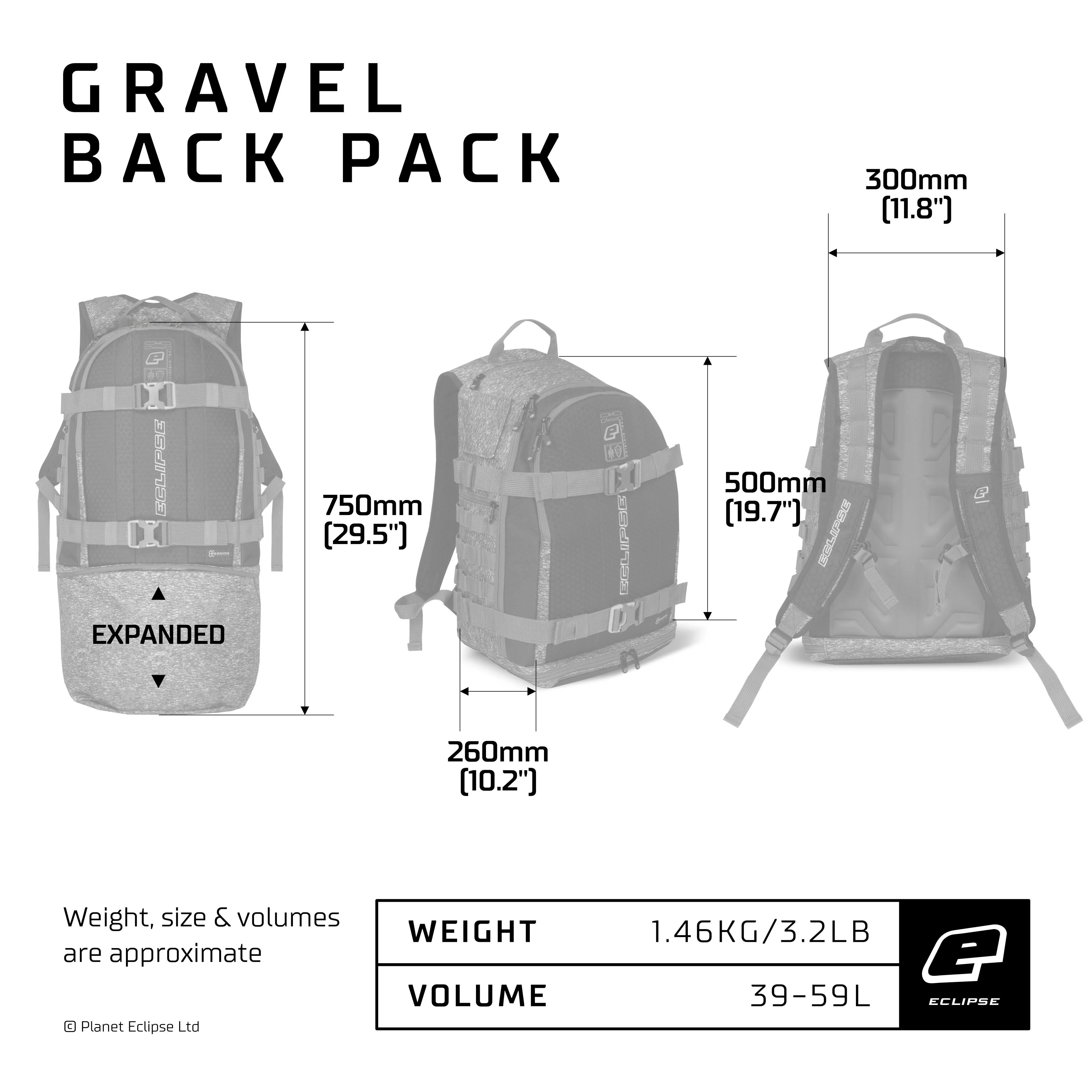 Planet Eclipse GX2 Gravel Bag - Dark Sub Zero - Image 4