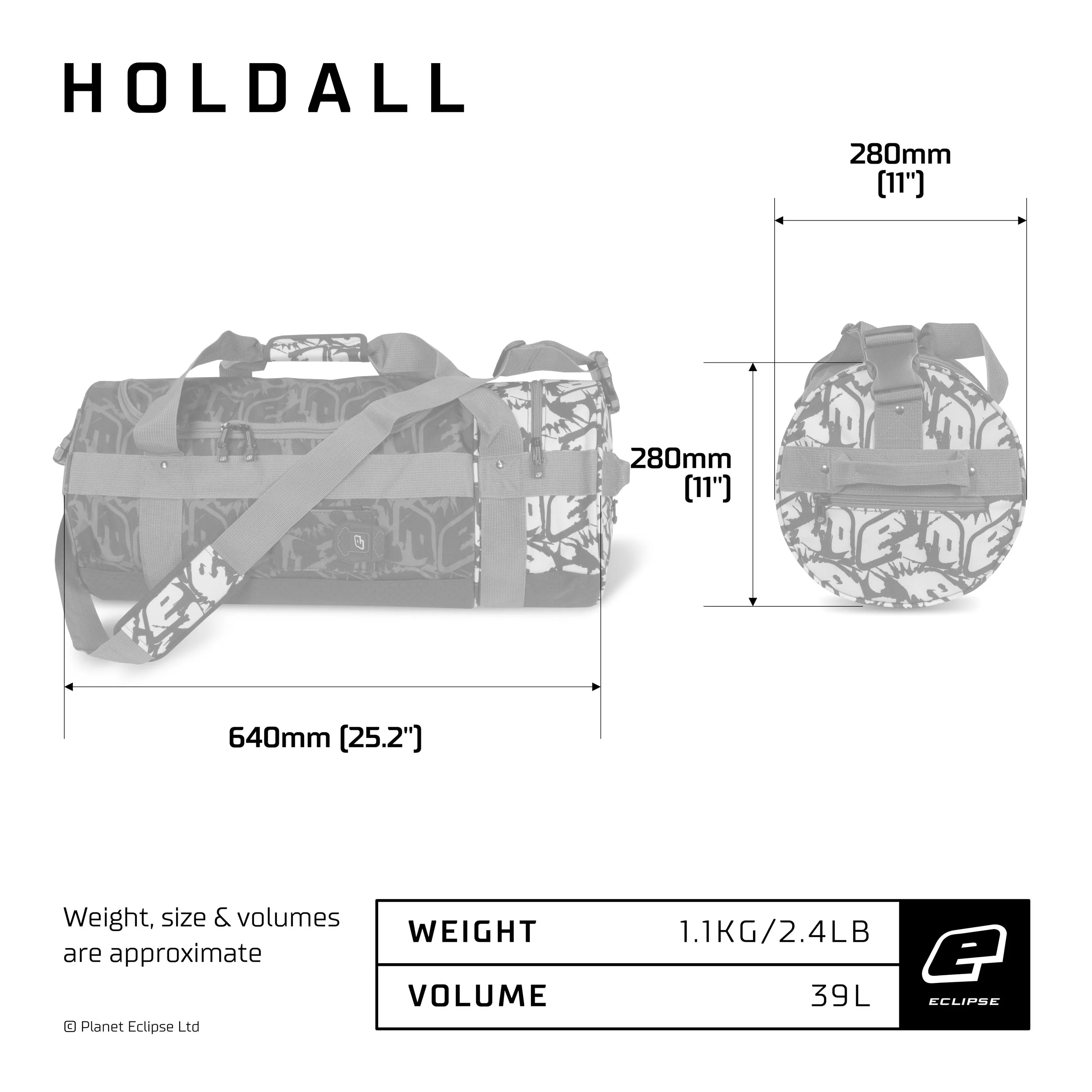 Planet Eclipse Holdall Gear Bag - Dark Haze - Image 4