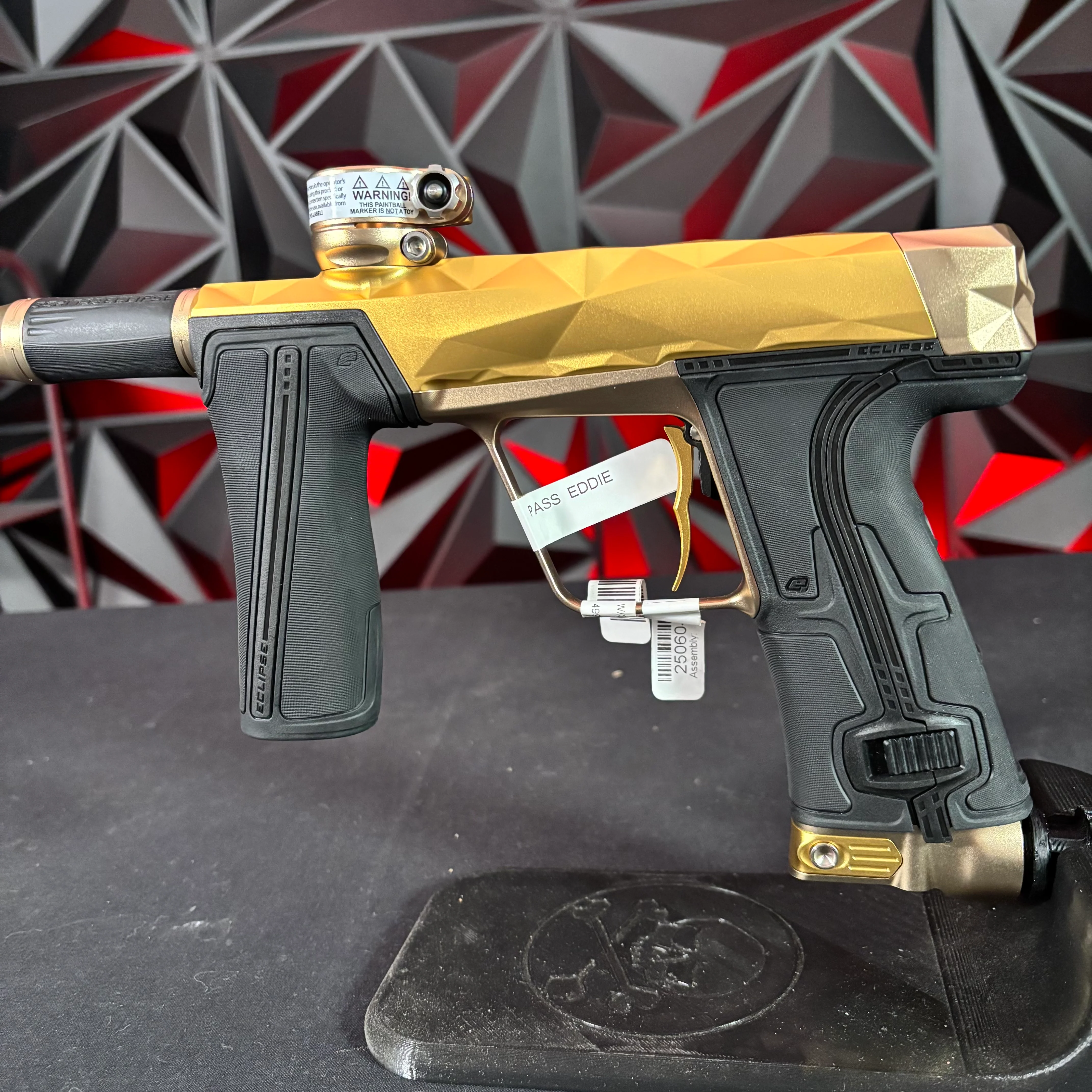 Planet Eclipse/Infamous CS3 Pro Paintball Gun - Gold/Sandstone - Image 4