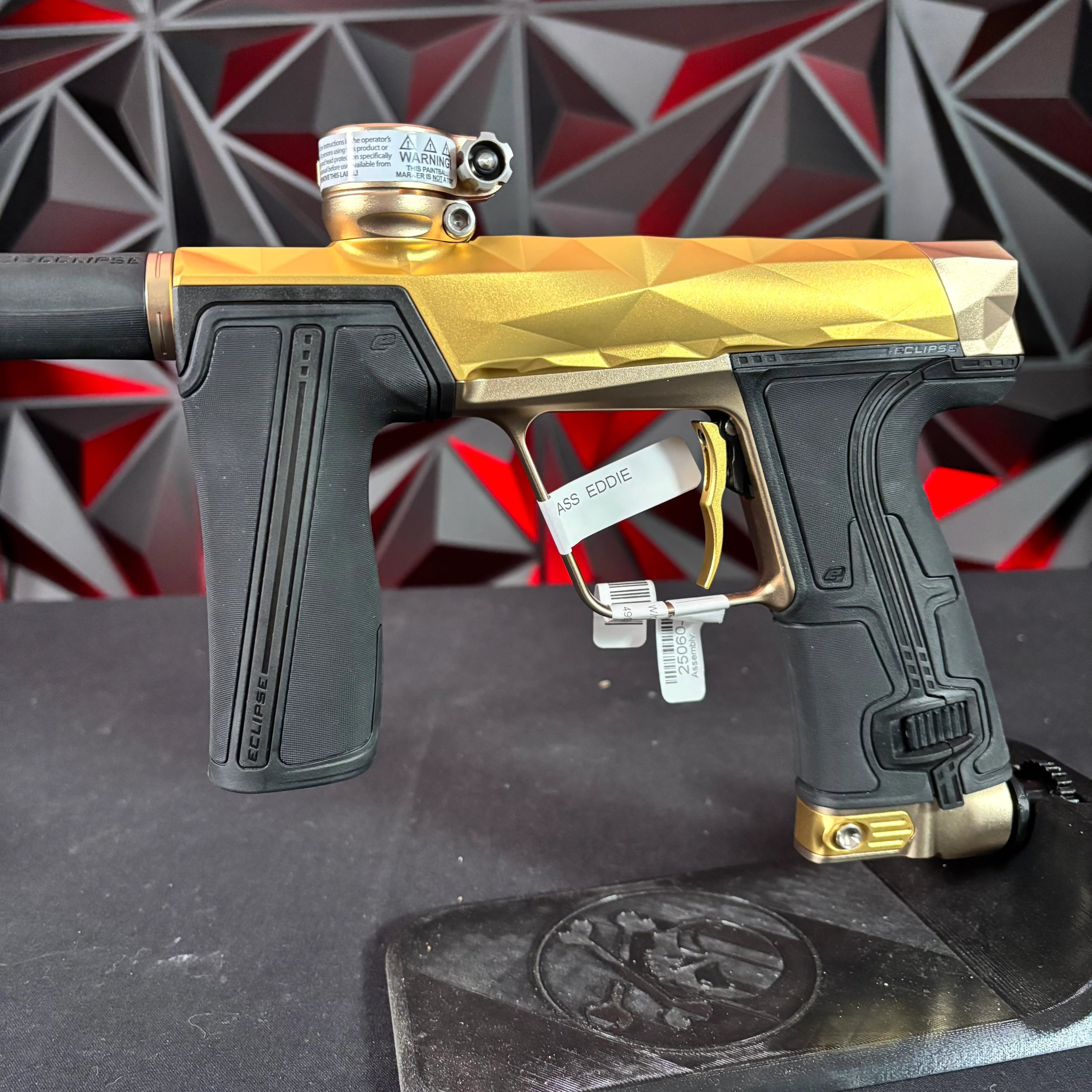 Planet Eclipse/Infamous CS3 Pro Paintball Gun - Gold/Sandstone - Image 5