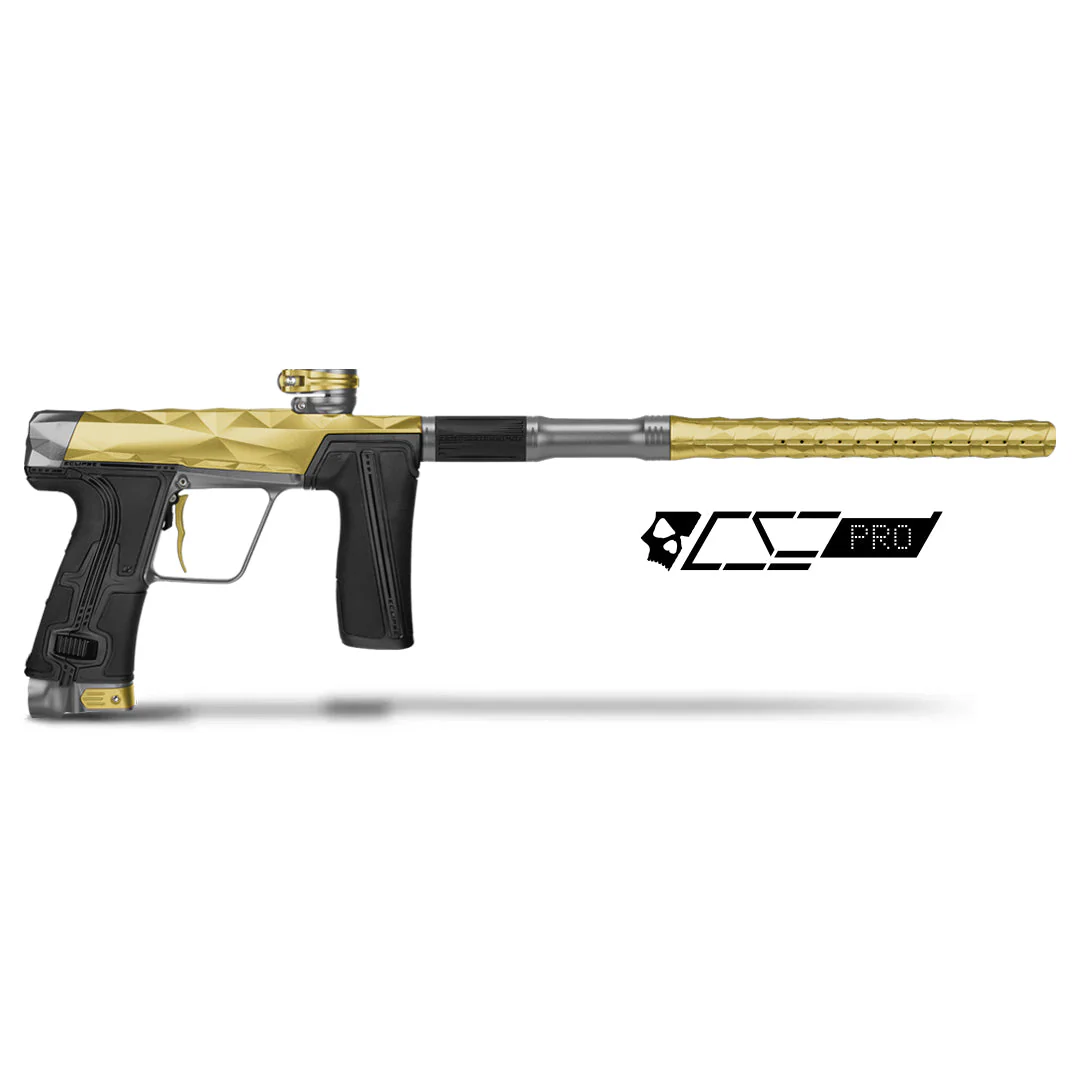 Planet Eclipse/Infamous CS3 Pro Paintball Gun - Gunmetal Glory (Gold/Medium Grey) *Pre-Order* - Image 2