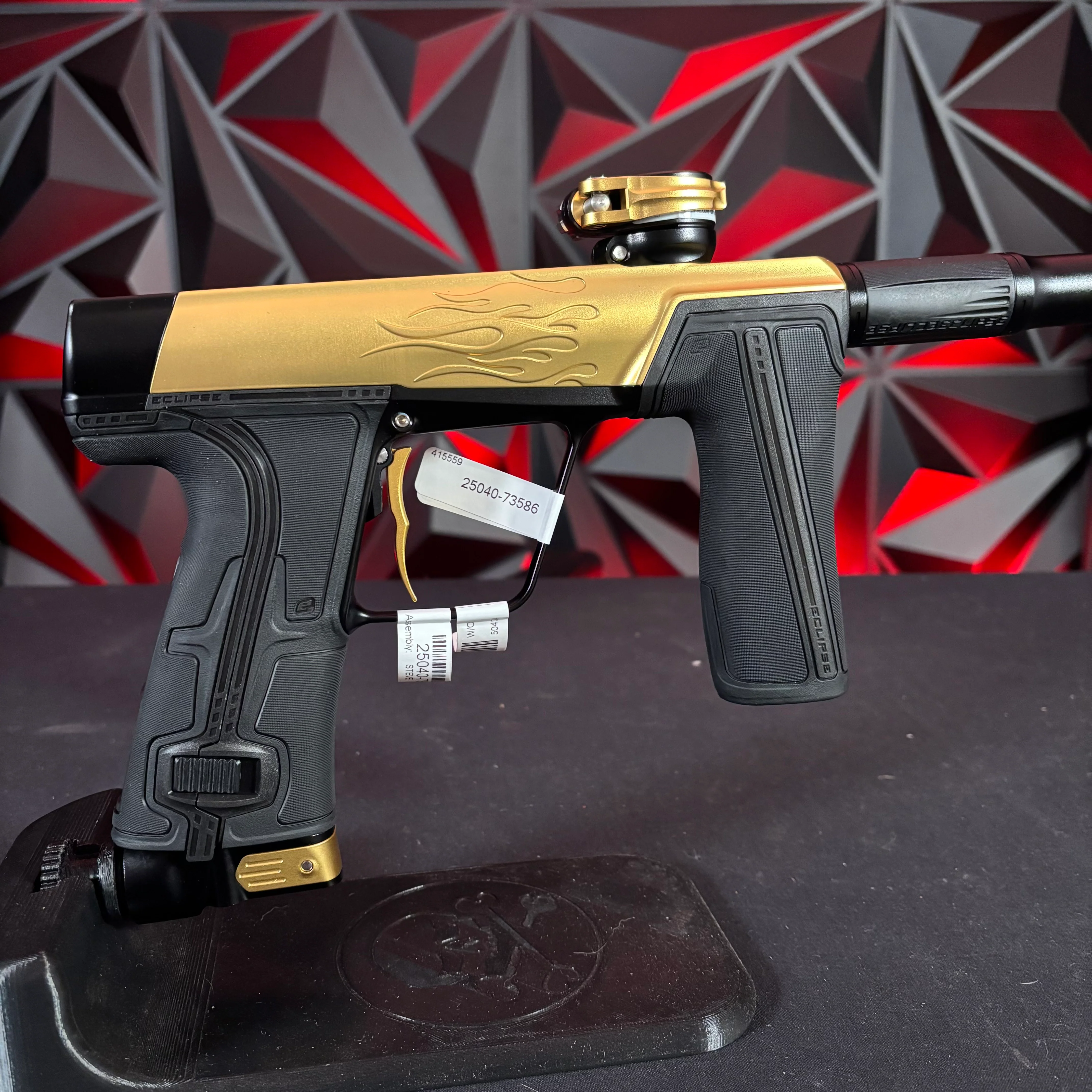 Planet Eclipse L/E Streamline CS3 Pro Paintball Gun Flames - Gold/Black - Image 2