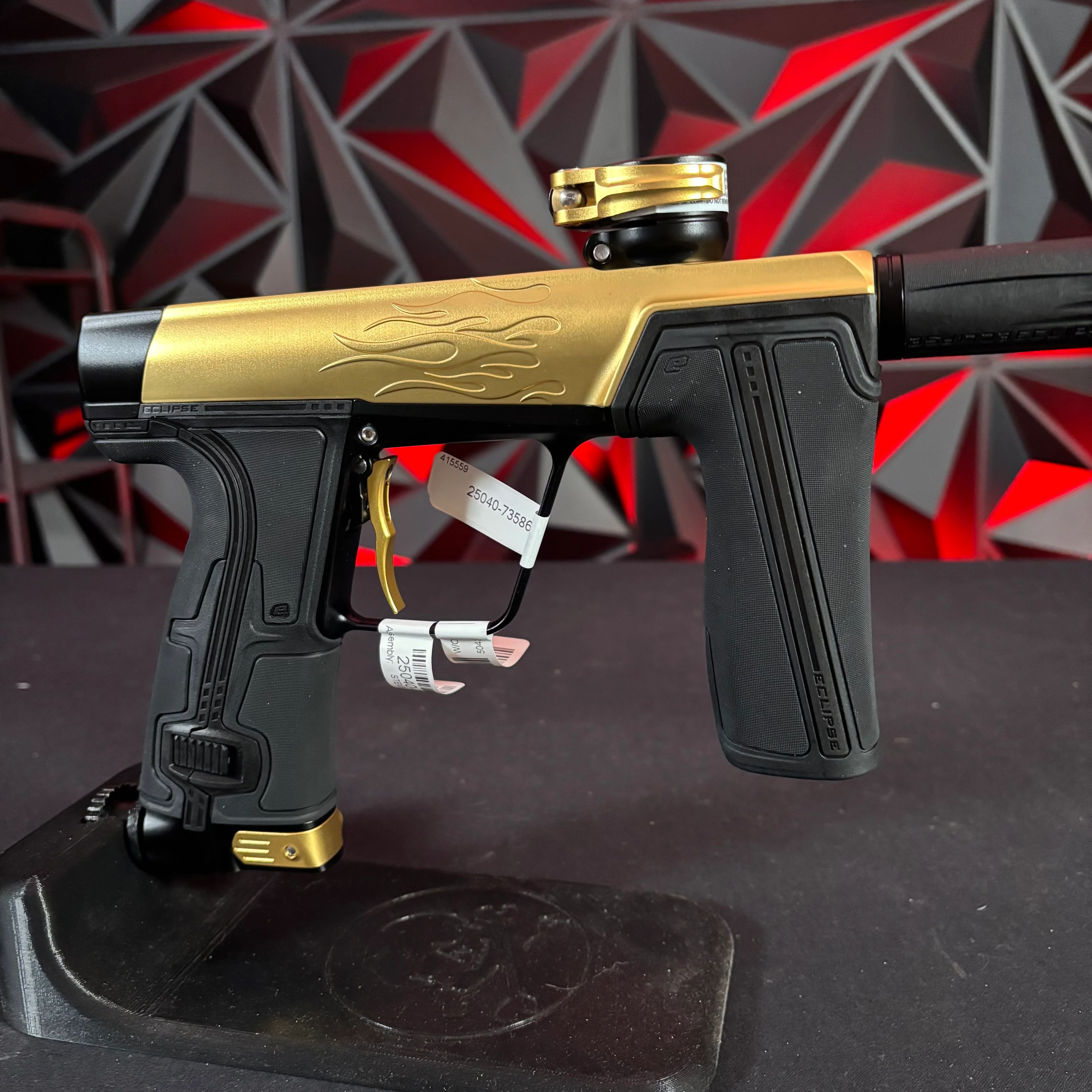 Planet Eclipse L/E Streamline CS3 Pro Paintball Gun Flames - Gold/Black - Image 4