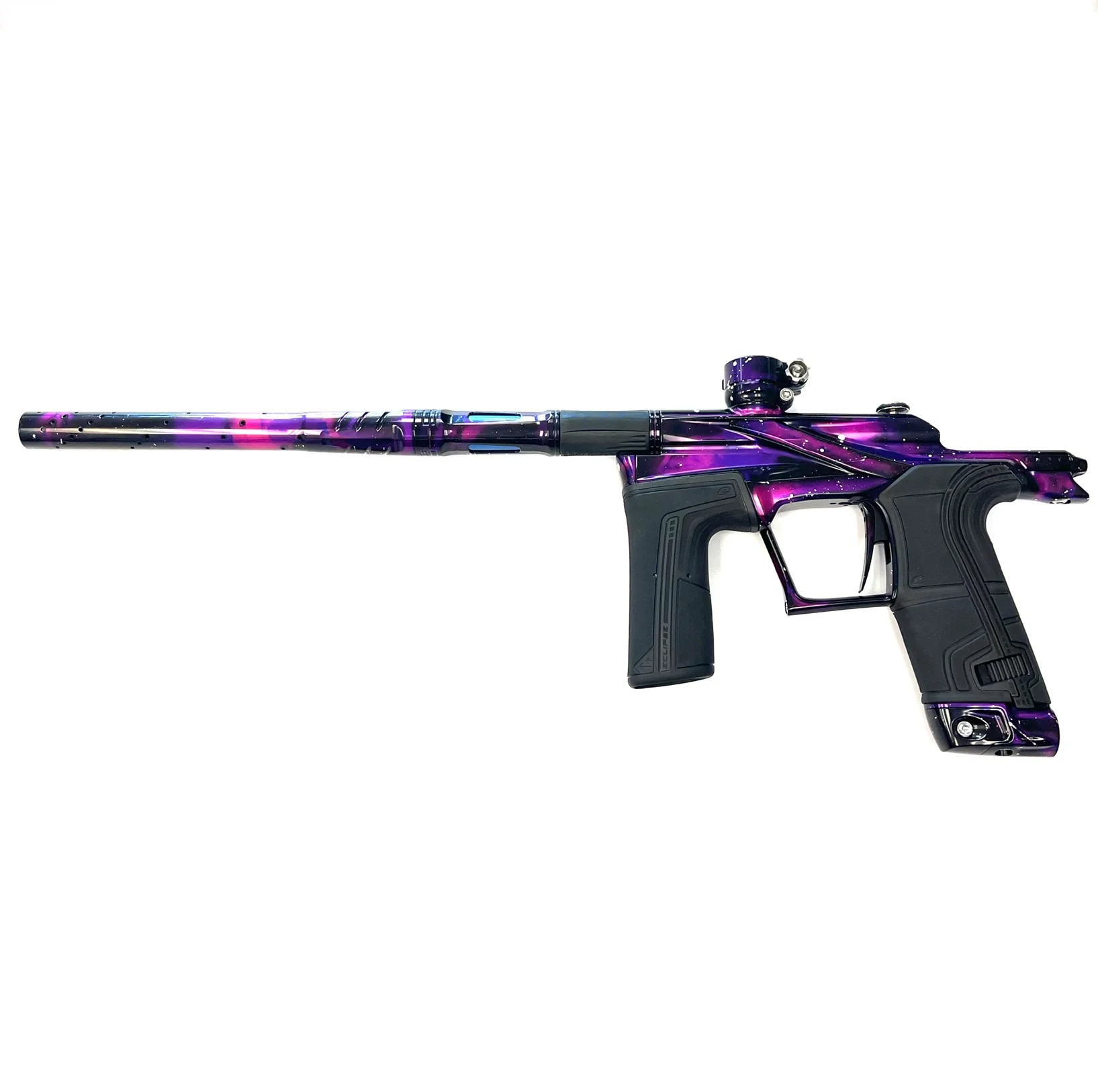 Planet Eclipse Ego LV2 ULTIMATE Paintball Gun - LE Polished Pink/Purple Nebula - Image 2