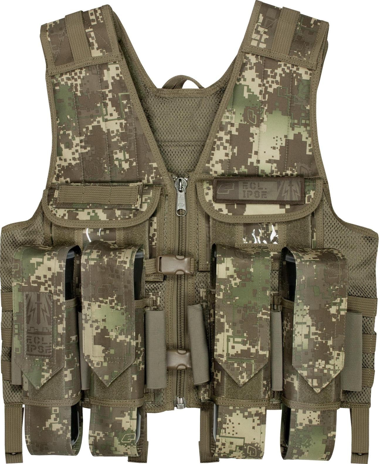 Planet Eclipse Tactical Load Paintball Vest - HDE Camo - Image 2