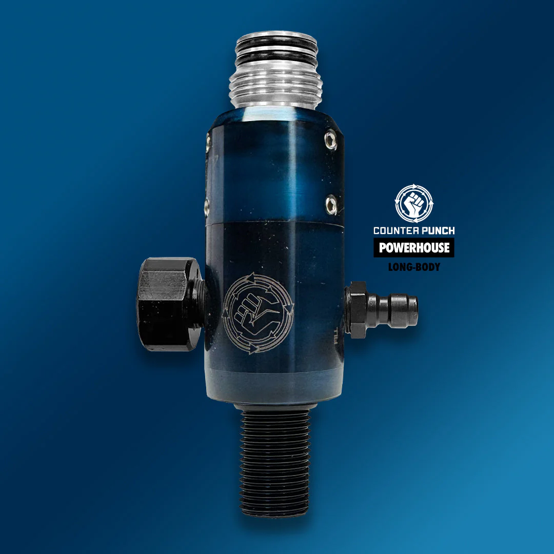Powerhouse Counterpunch "Longbody" Tank Regulator - Acid Wash - Image 5