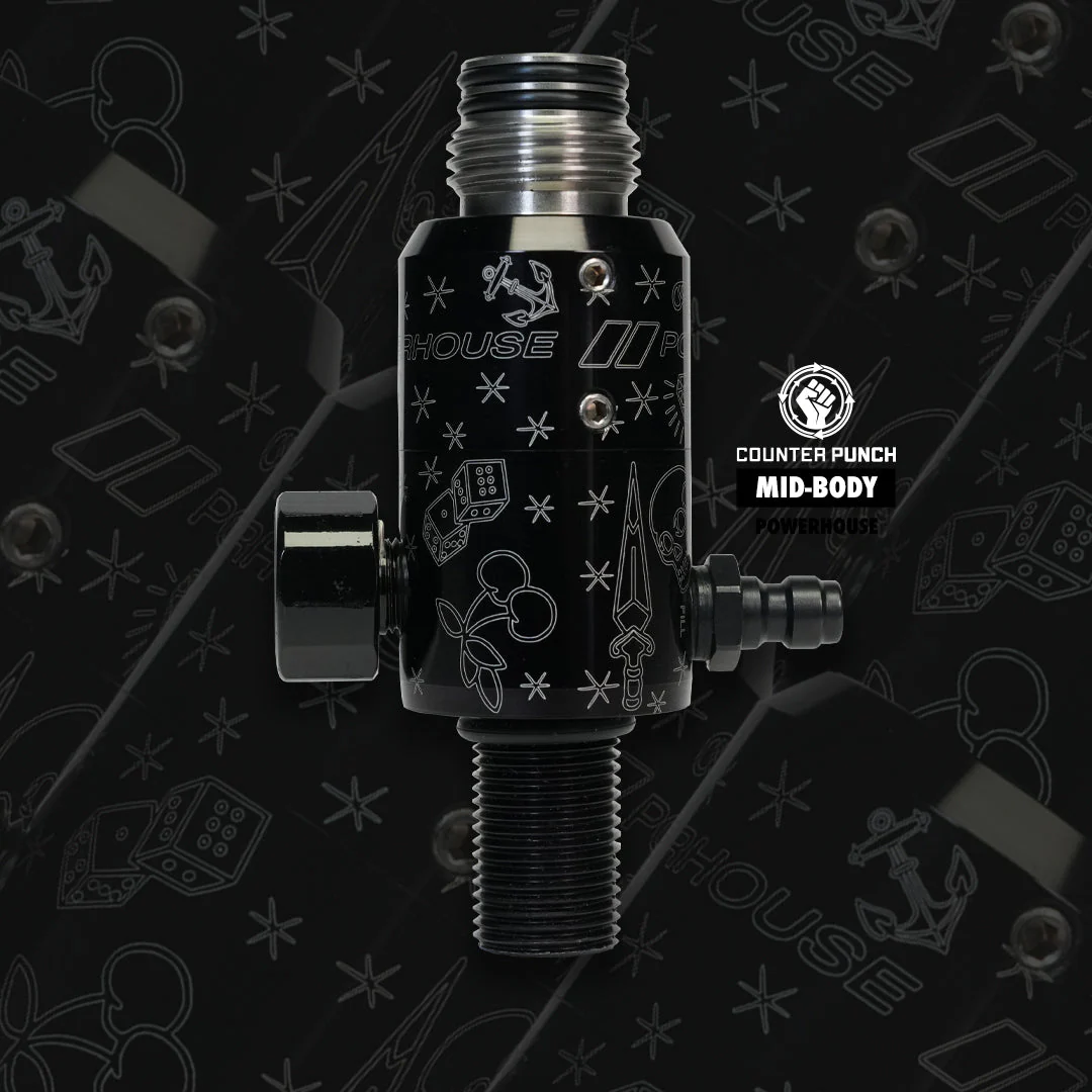 Powerhouse Counterpunch "Mid Body" Tank Regulator - Standard Colors - Image 5
