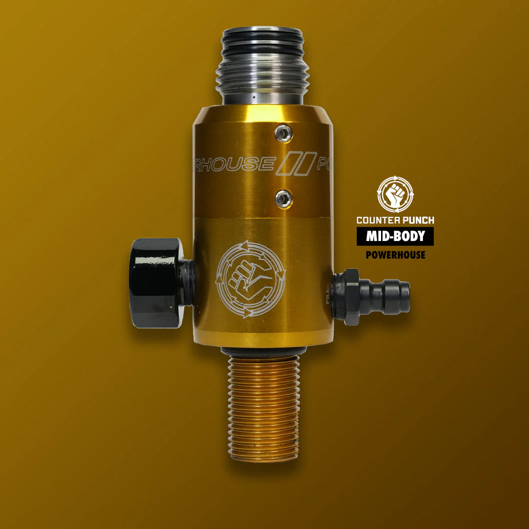 Powerhouse Counterpunch "Mid Body" Tank Regulator - Standard Colors - Image 6