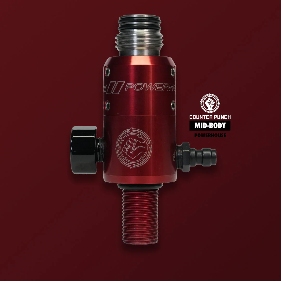 Powerhouse Counterpunch "Mid Body" Tank Regulator - Standard Colors - Image 7