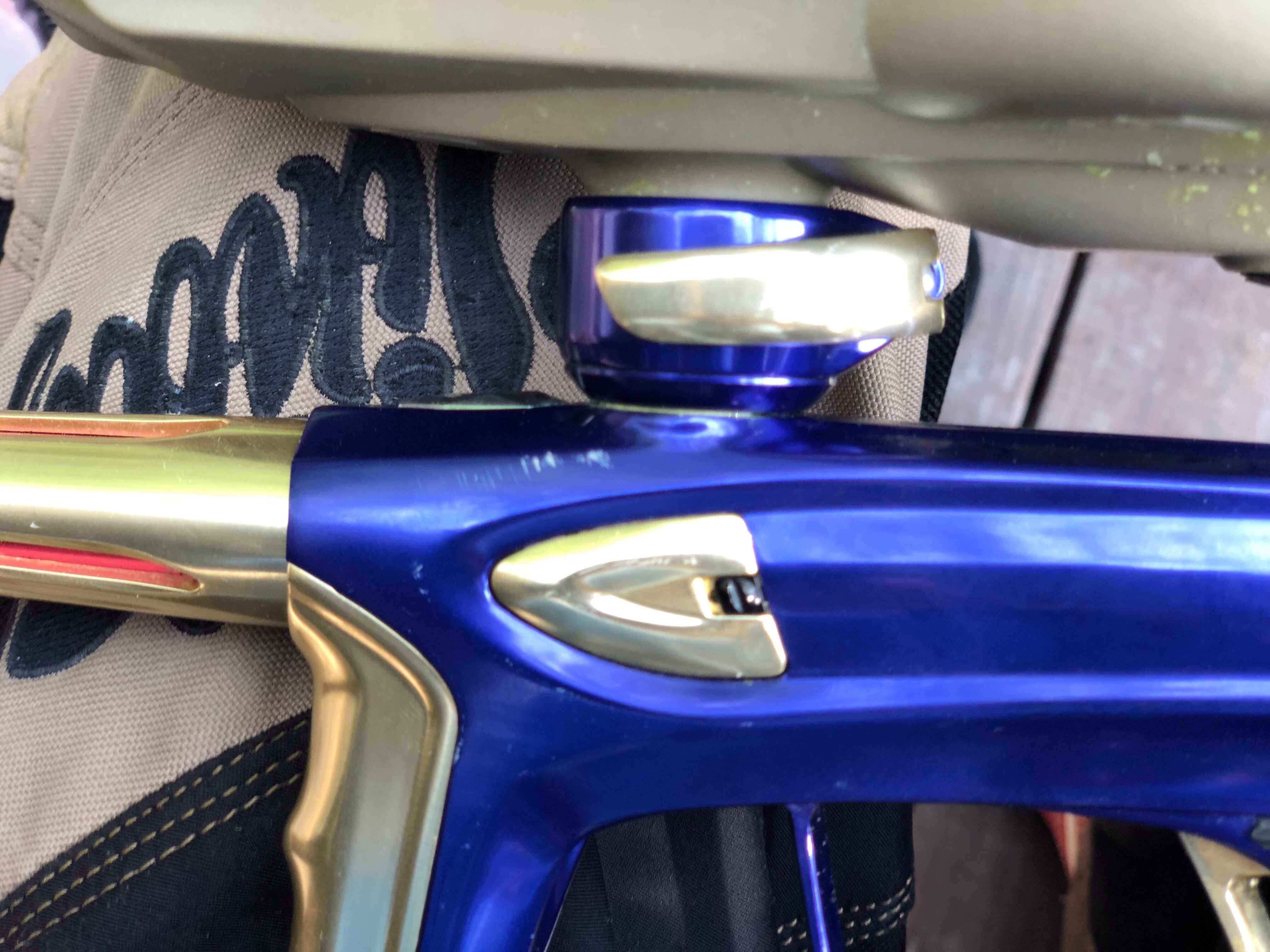 Purple/Gold Luxe Ice Paintball Marker - Image 2