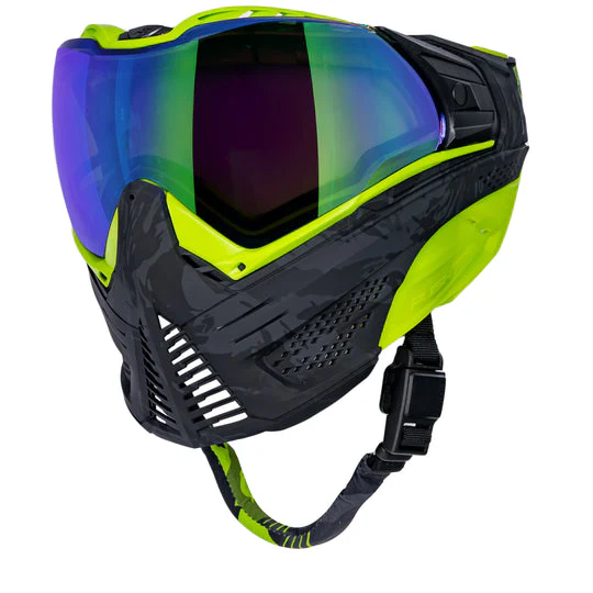 Push Unite Paintball Goggle - Camo Black/Lime