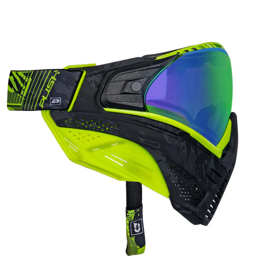 Push Unite Paintball Goggle - Camo Black/Lime - Image 2