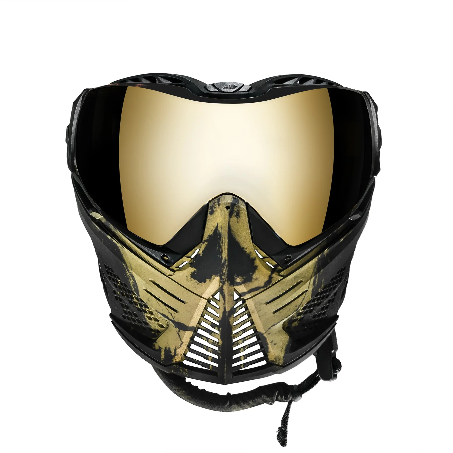 Push Unite Paintball Goggle - LE Infamous Gold Skull - Image 2