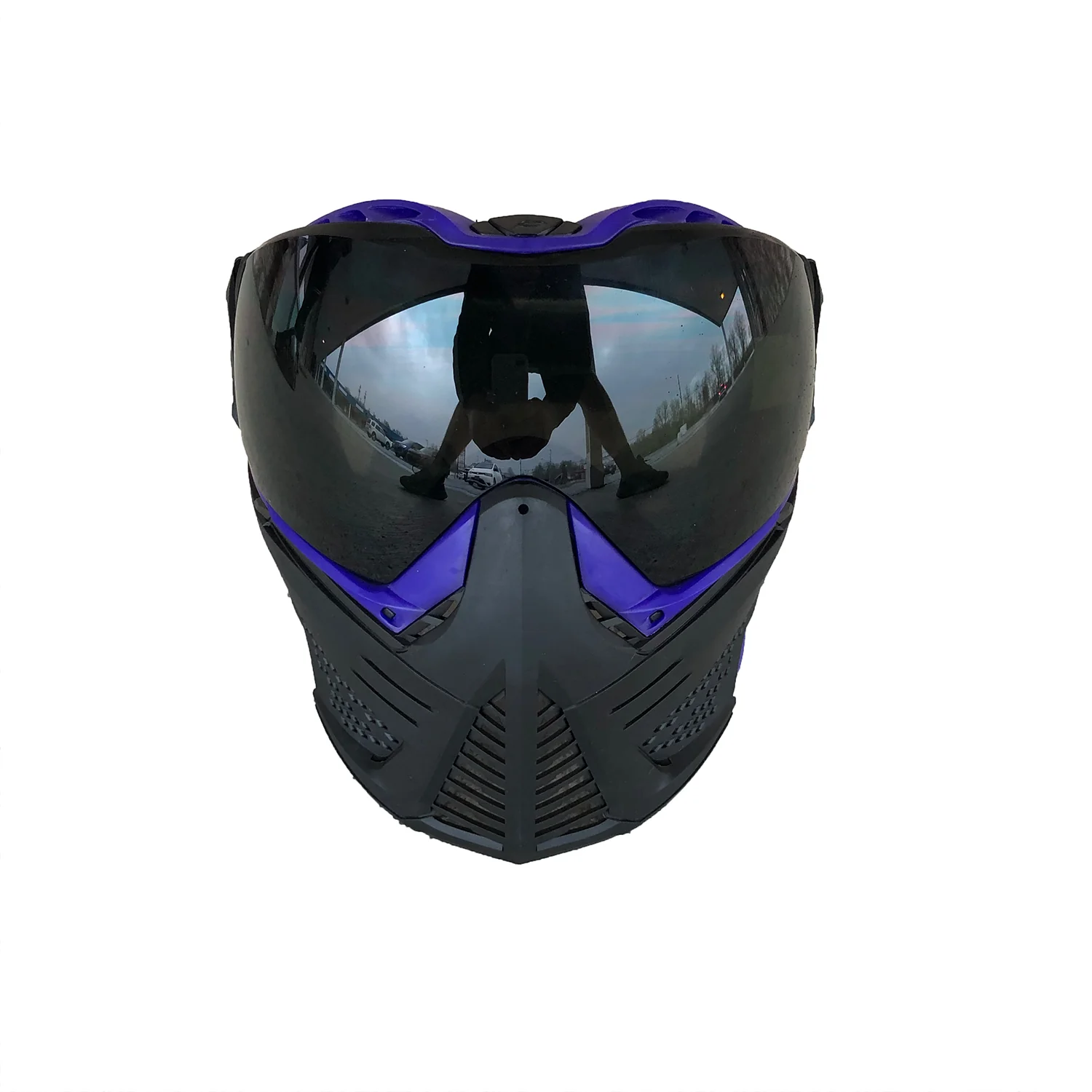 Push Unite Paintball Goggle - Purple Out w/ Purple Camo Strap - Image 3