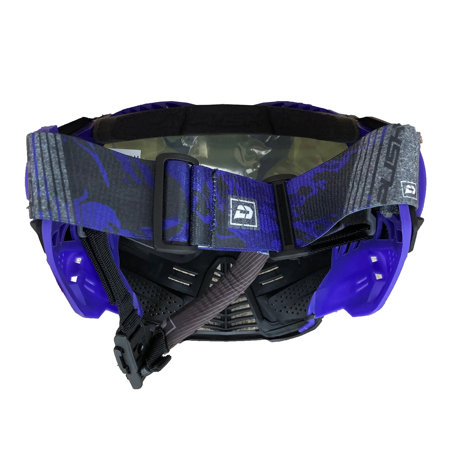 Push Unite Paintball Goggle - Purple Out w/ Purple Camo Strap - Image 4
