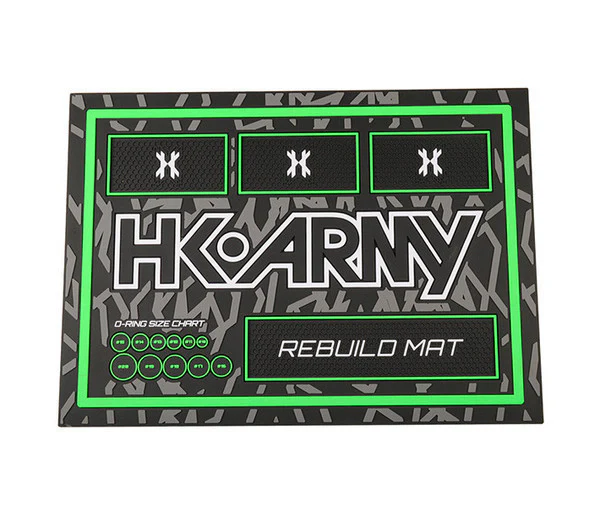 Rebuild Tech Mat - Black/Neon Green