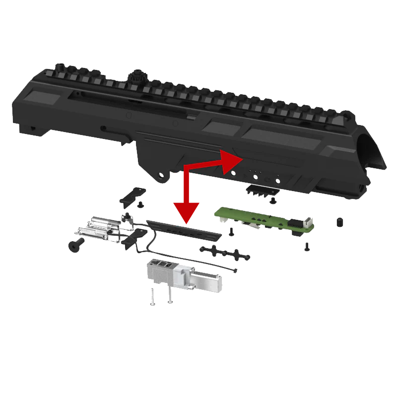 DAM Side Body Logo Plate - Olive Drab (Pair, Left & Right)