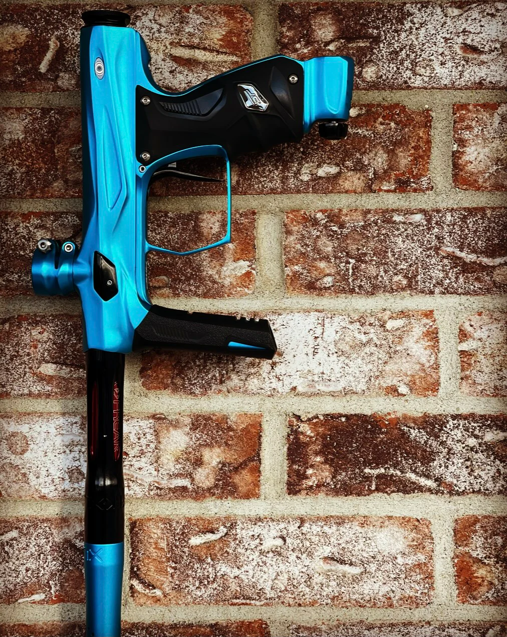Shocker AMP Paintball Gun - Teal / Polished Black - Image 2