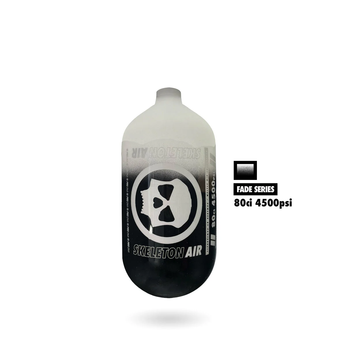"SKELETON AIR" HYPERLIGHT AIR TANK 80CI - FADE COLORS (Bottle Only) - Image 2