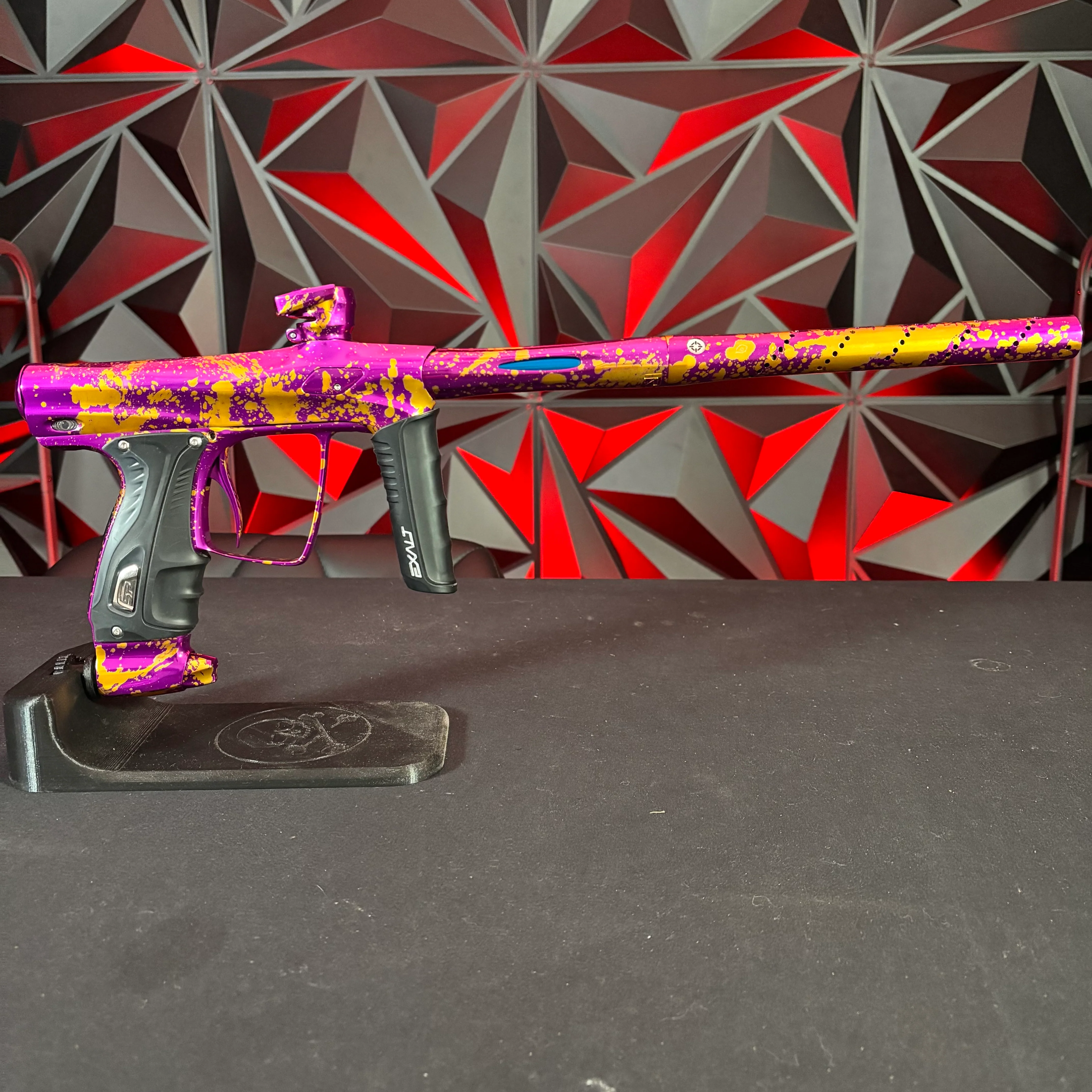 Smart Parts Shocker RSX Paintball Marker- Gloss Purple/Gold Splash - Image 6