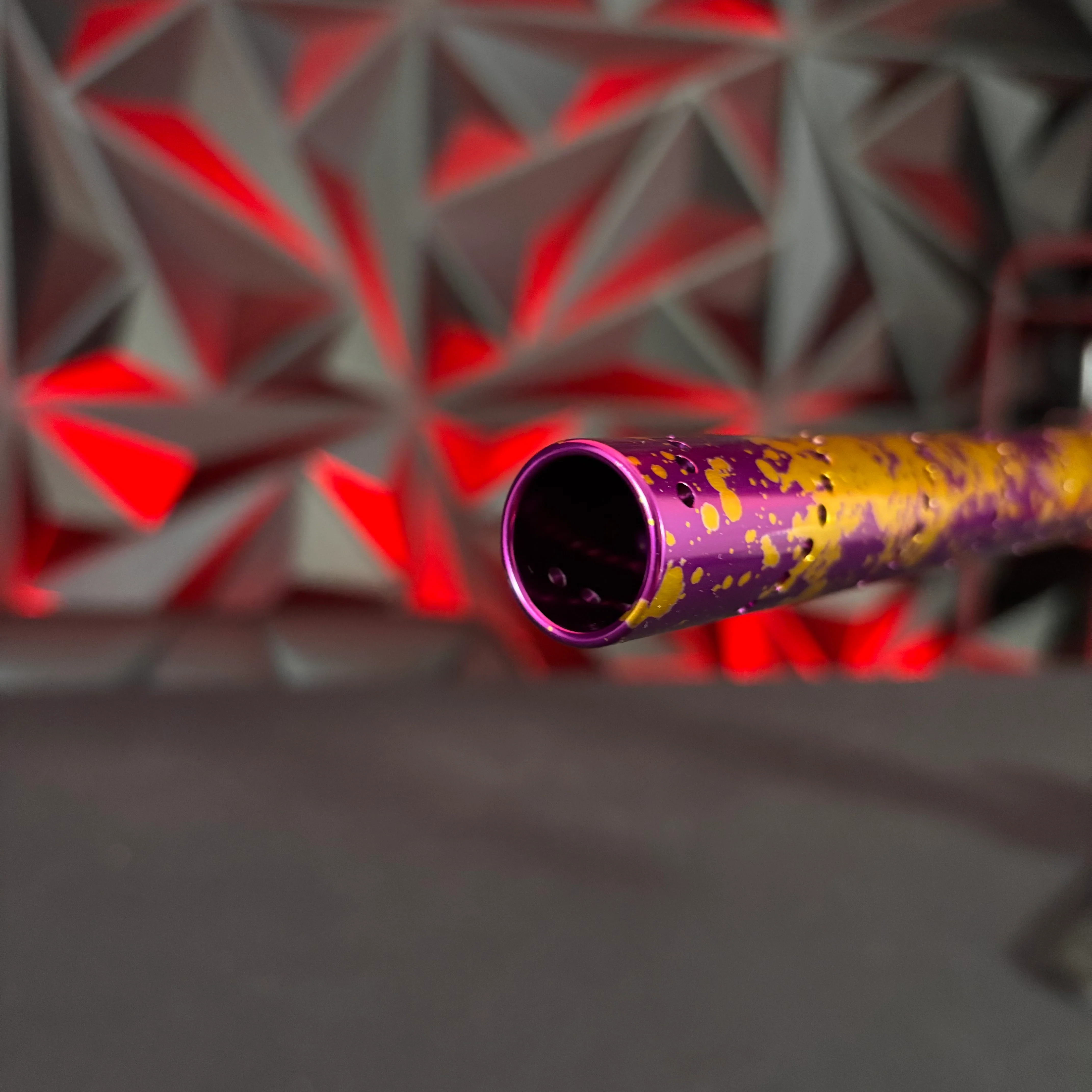 Smart Parts Shocker RSX Paintball Marker- Gloss Purple/Gold Splash - Image 9