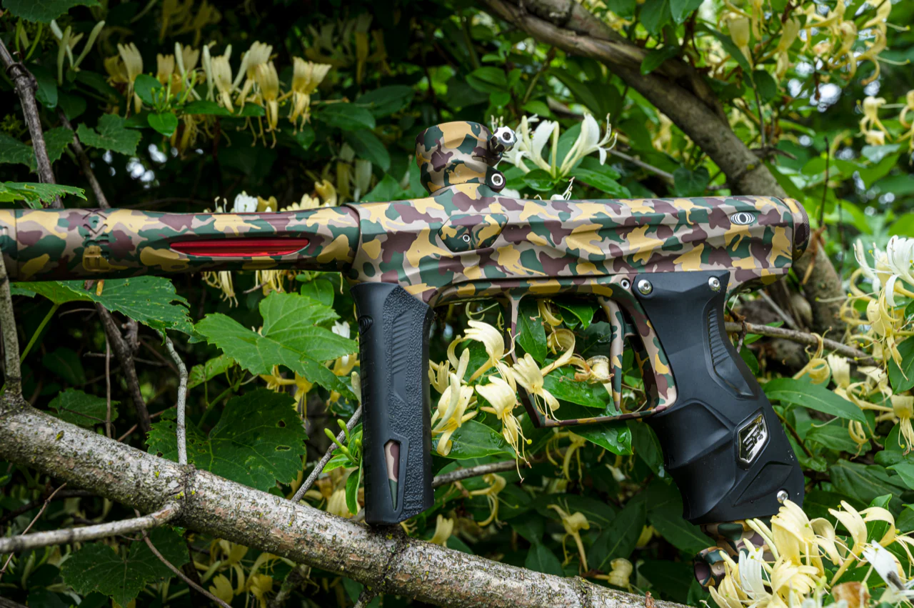 SP Shocker AMP Paintball Gun - LE Woodland Camo - Image 5