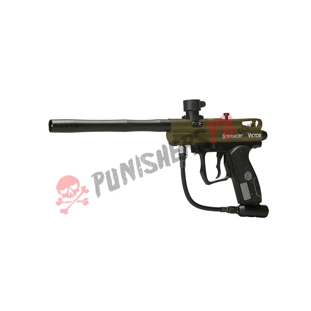 Spyder Victor Beginner Paintball Gun Marker - Olive Green - Image 2