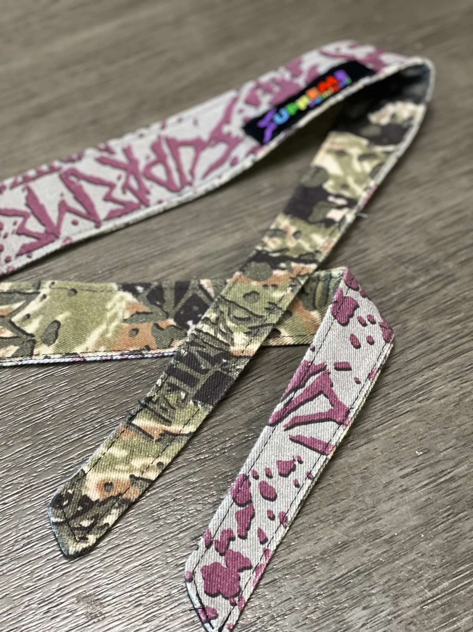 *Used* Supreme Paintball 1 of 1 Duel Tag - Rainbow/Camo Tag