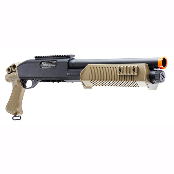 Tactical Force Tri-Shot Spring Powered Airsoft Pump Shotgun - Image 5