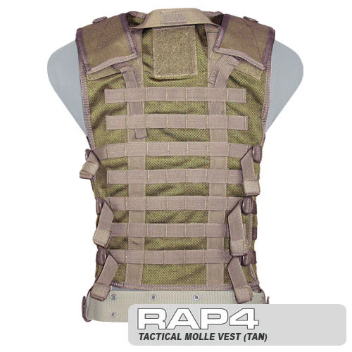 TAN MOLLE Tactical Vest - Image 2