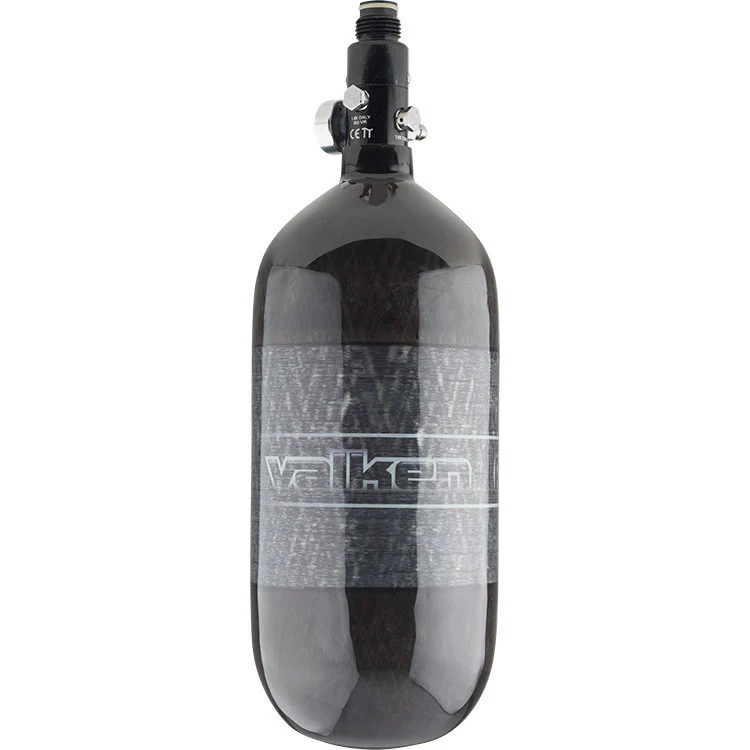 Tank - Valken Air 90/4500 Carbon Fiber w/ Reg - Blackout