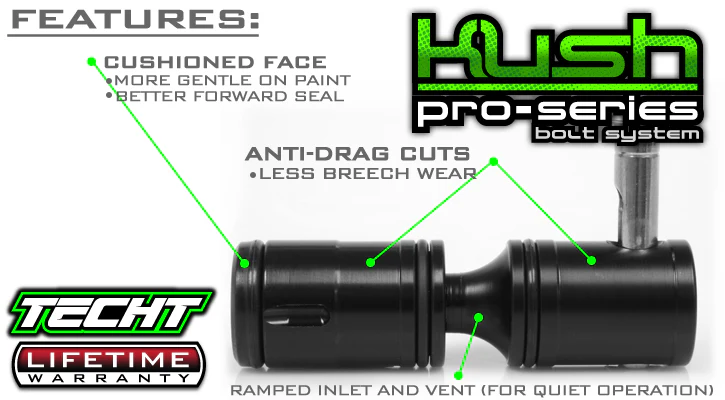 TechT Kush Pro Series Bolt System for ALL Planet Eclipse Ego & Etek Markers - Image 3