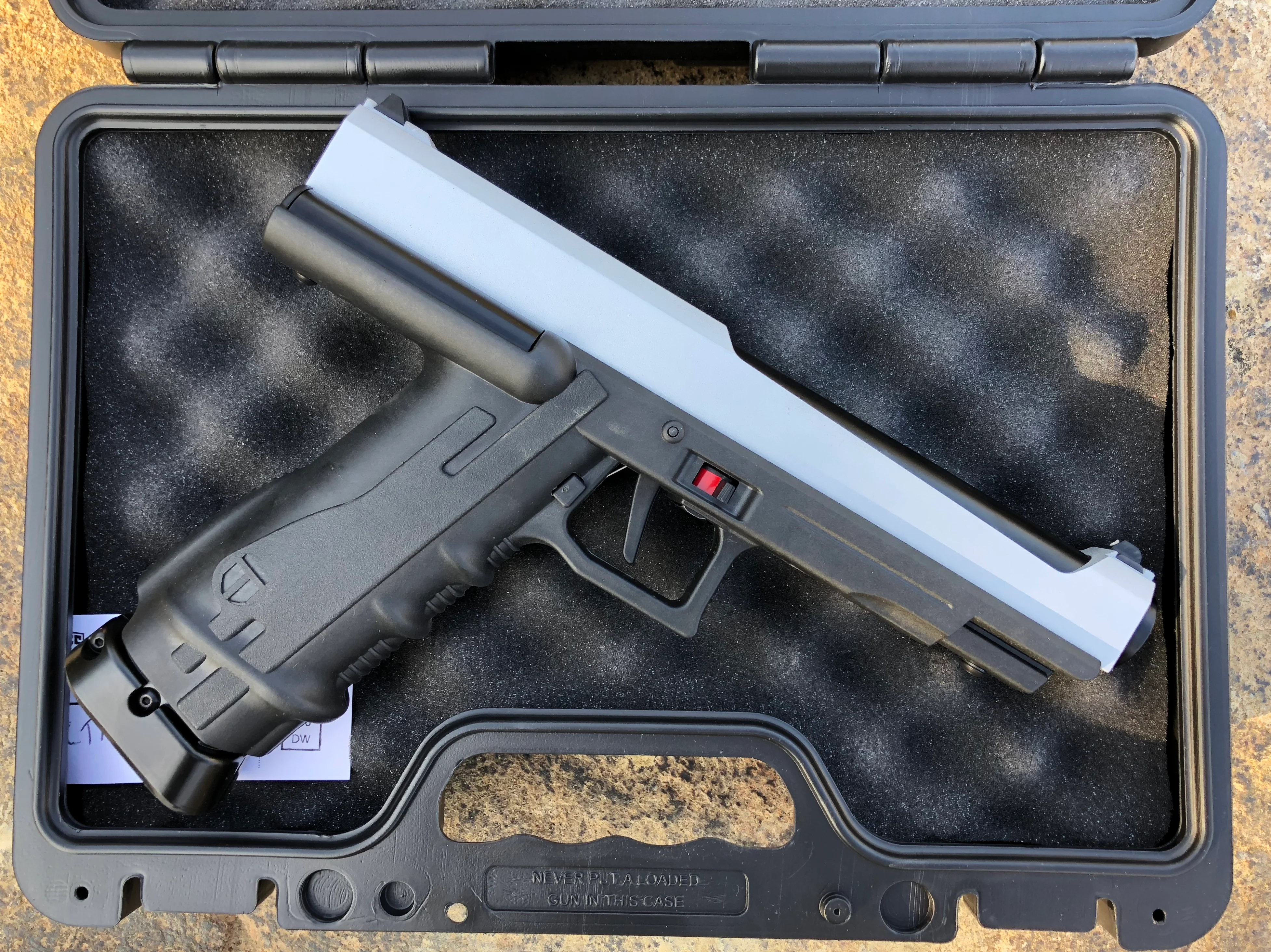 First Strike Tiberius 8.1 Paintball Pistol - Silver - Image 2