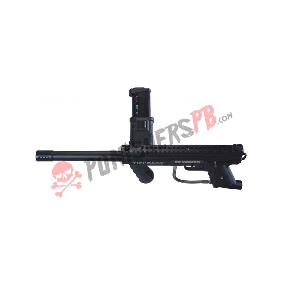 Tippmann 98 Custom PS Dual Feed Mag Fed Hopper Fed Value Pack - Black - Image 2