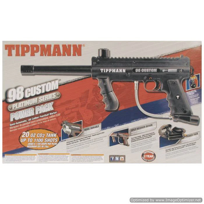 Tippmann 98 Custom PS NON ACT RTP Ready To Play Power Pack - Image 2