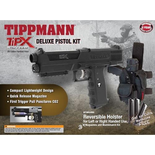 Tippmann TiPX Tru-Feed .68 Paintball Deluxe Pistol Kit - Image 4