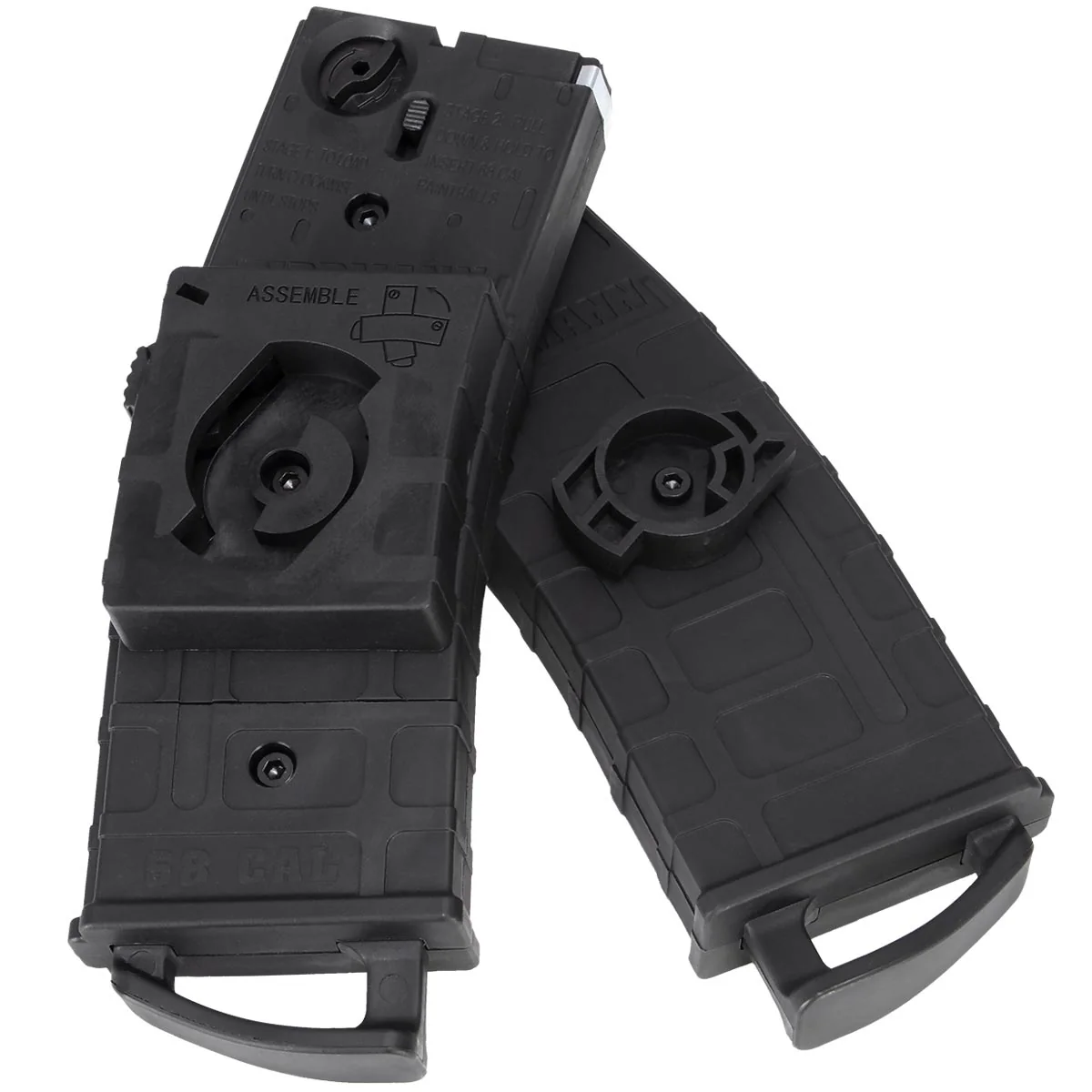 Tippmann TMC 0.68 Cal 20 Round Magazine 2 Pack w/ Coupler - Black - Image 2
