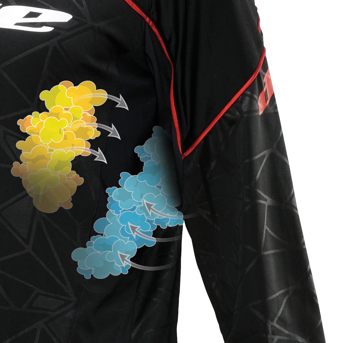 Ultralite Jersey - Black / Red - Image 3