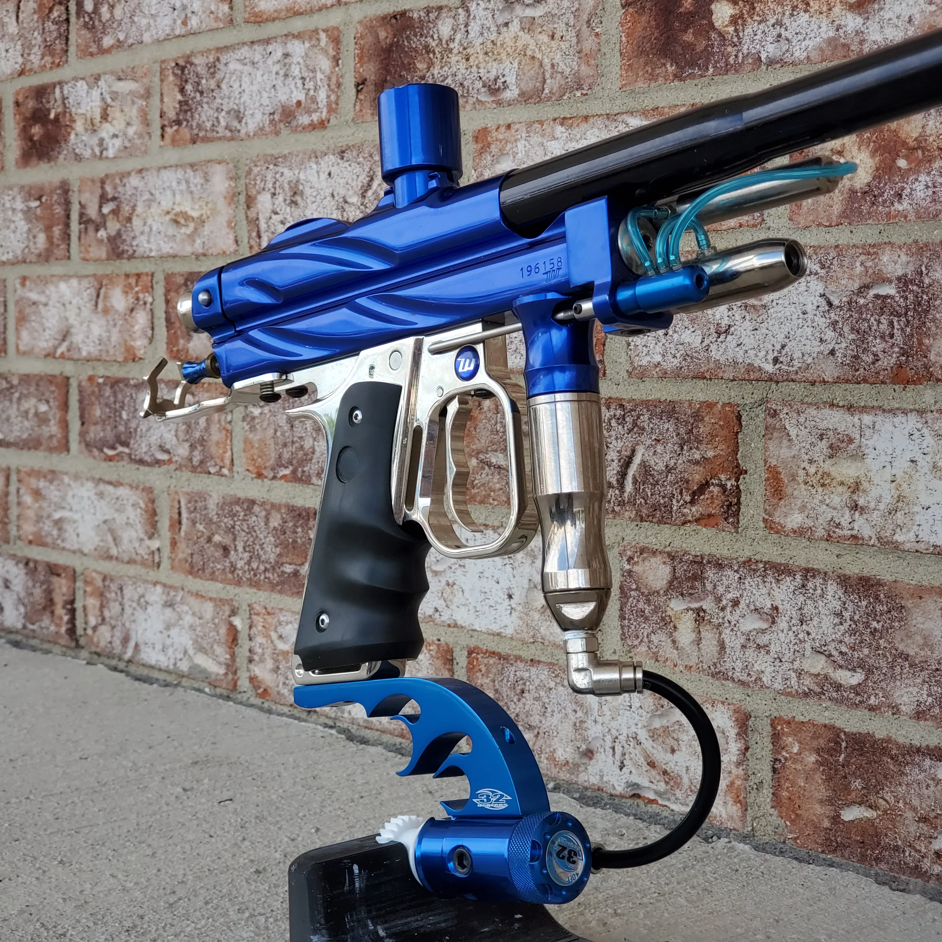 Used 2004 Prostock Autococker Paintball Gun - Gloss Blue - Image 2